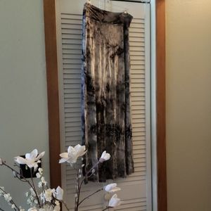 Tie dye style maxi skirt